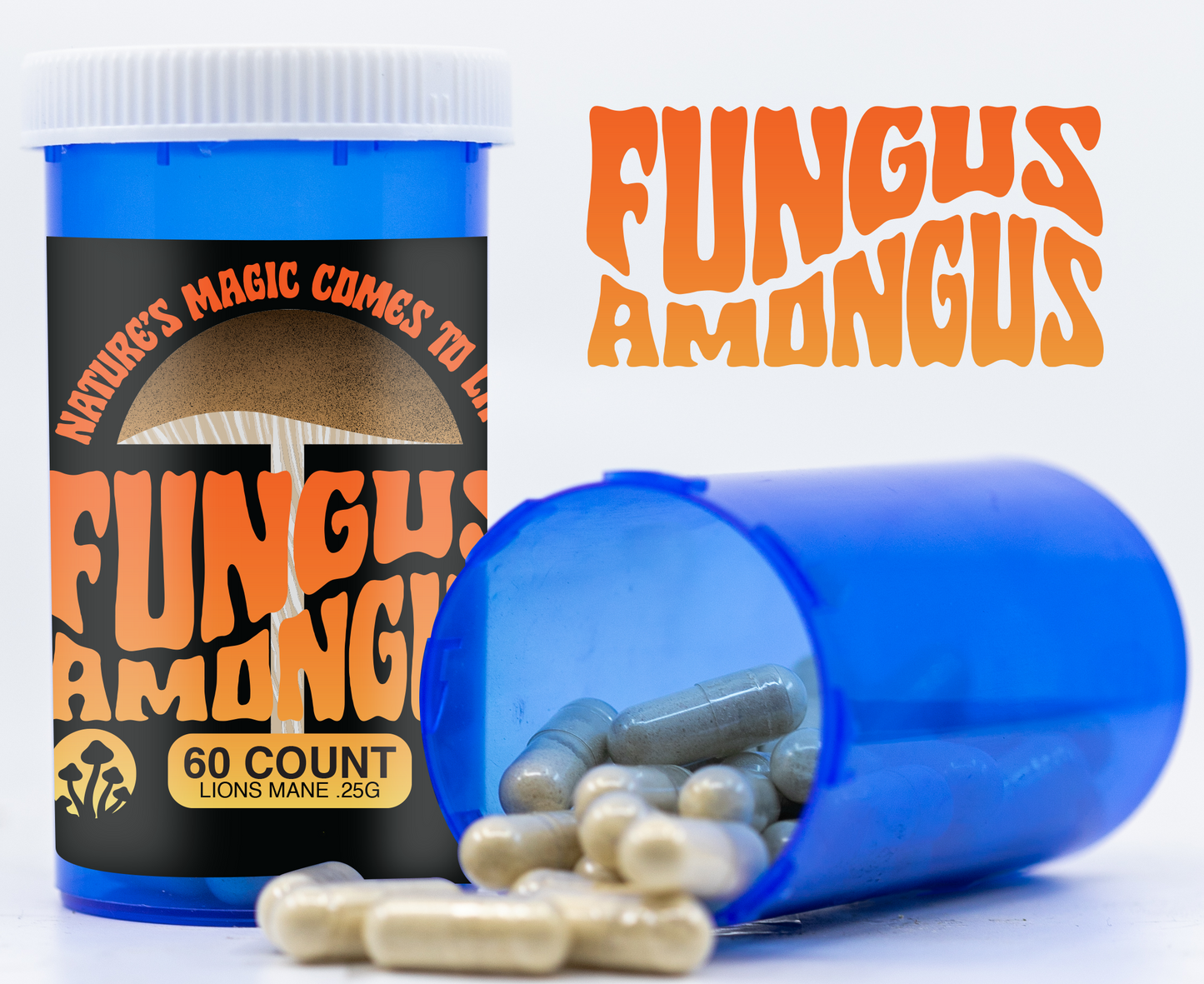 Nature’s Magic 0.15g capsule bottle and package label