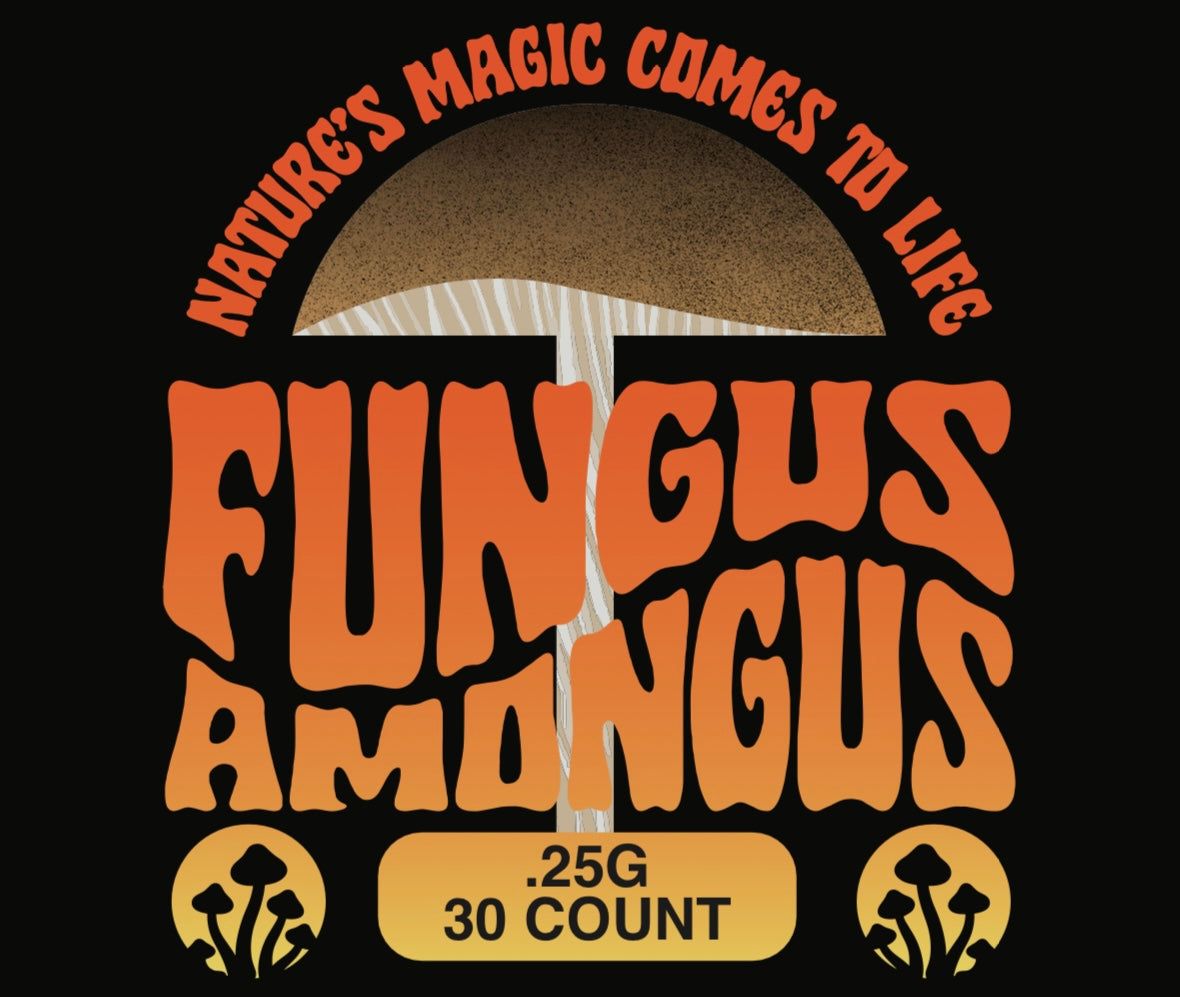 Fungus Amongus 0.25g capsule package